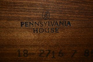 Vintage Pennsylvania House Solid Cherry Full Size Poster Bed 12