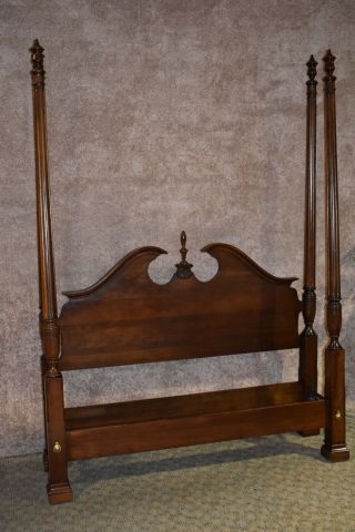 Vintage Pennsylvania House Solid Cherry Full Size Poster Bed 2