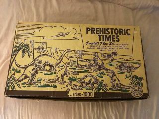 Marx - Vintage Prehistoric Times Playset 3392