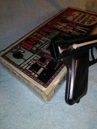 1937 SHARPSHOOTER BULLS EYE BULLSEYE MFG CO PISTOL GUN & BOX 4