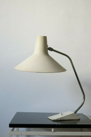 Mid Century Modernist Saucer Shade Desk Lamp By Sis