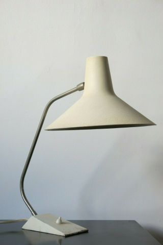 Mid Century Modernist Saucer Shade Desk Lamp by SIS 2