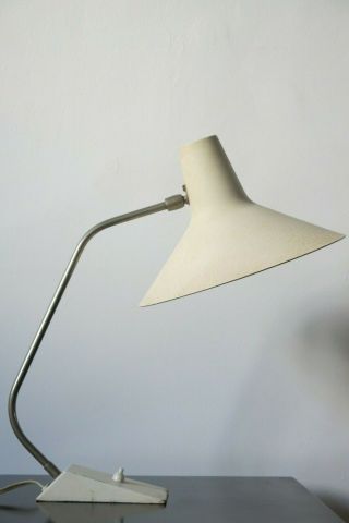 Mid Century Modernist Saucer Shade Desk Lamp by SIS 4