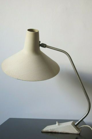Mid Century Modernist Saucer Shade Desk Lamp by SIS 6