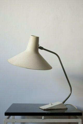 Mid Century Modernist Saucer Shade Desk Lamp by SIS 8