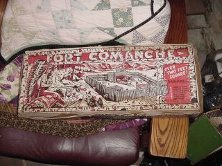 Superior T.  Cohn Tin Litho Fort Comanche 1950s 747 10