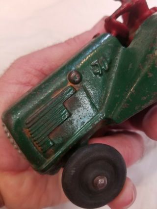 Antique Cast Iron Hubley Oliver Orchard Tractor 9