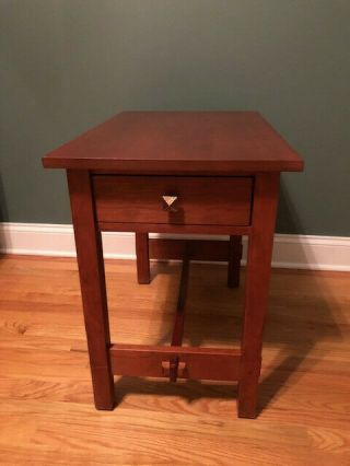 stickley cherry end table - 3