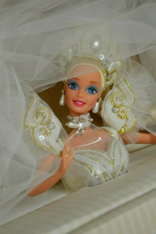 Vintage 1997 Bob Mackie Empress Bride Barbie Doll COMPLETE NEVER Displayed 6
