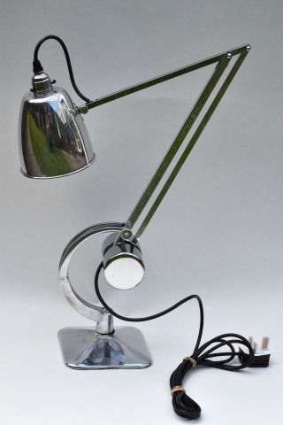 A Polished Hadrill & Horstmann Counterpoised Desk Lamp 1950 