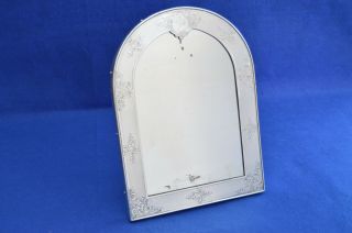 Antique French Solid Silver Dressing Table Mirror - 19th Century - Minerve -