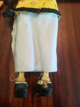 Early Schoenhut Toys Maggie Wooden Jointed Character Doll Boxed 5