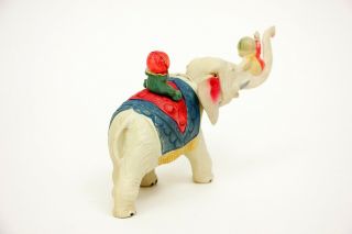 Vintage C.  K.  Kuramochi Japan Celluloid Elephant & Clowns Wind - up Toy 5