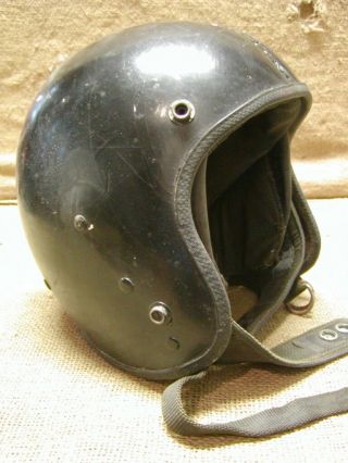 Rare Vintage Motorcycle Helmet Antique Cycle Bike Helmets Gear 6426