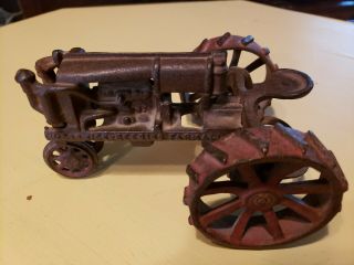 Arcade Antique Mccormick Deering Farmall Cast Iron Toy Tractor