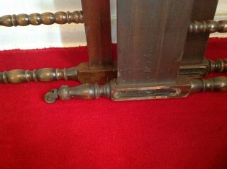 Antique Single Twin Size Spindle Bed 3
