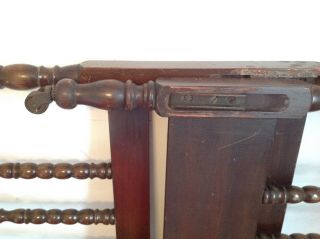 Antique Single Twin Size Spindle Bed 4