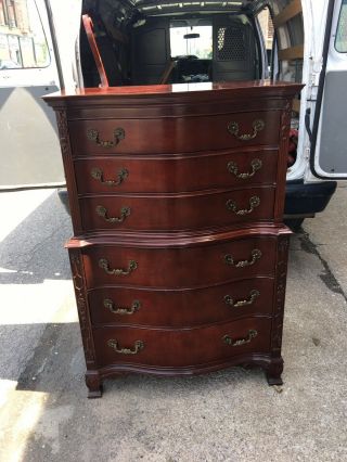 1930’s Fantastic Mahogany Chest On Chest Ok Zip???$$$