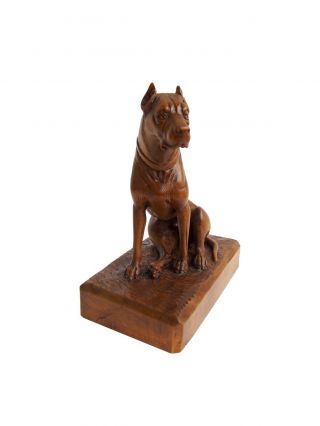 Black Forest.  Brienz.  Great Dane Dog.  Swiss Carving.  6 "