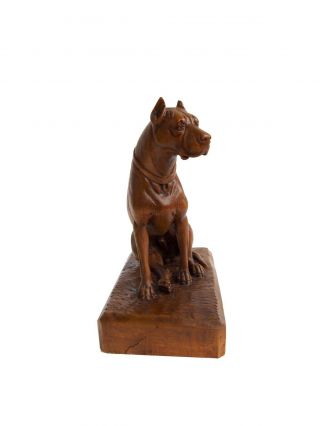 Black Forest.  Brienz.  Great Dane Dog.  Swiss carving.  6 