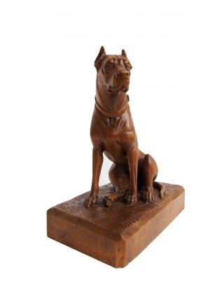 Black Forest.  Brienz.  Great Dane Dog.  Swiss carving.  6 