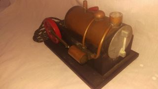 Vintage Electric Toy Steam Engine Boiler HK Miller watt jr manufacturer As seen 3
