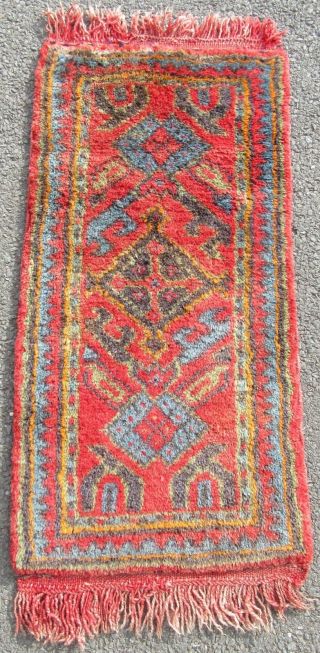 Antique Country House Turkish Ushak Rug Ushak Turkey Yastik Rug 100 Years Old