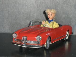 1960 ' s Western Germany Schuco Texi 5735 Alfa Romeo Spider,  XLNT 3 Days No Res. 7