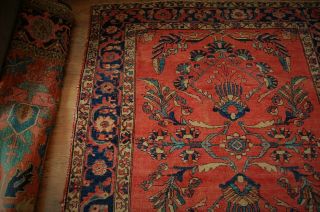 Antique Persian Carpet rug Lilian,  (Mehriban?) 5 ' x 6 ' 3