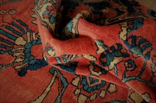 Antique Persian Carpet rug Lilian,  (Mehriban?) 5 ' x 6 ' 8