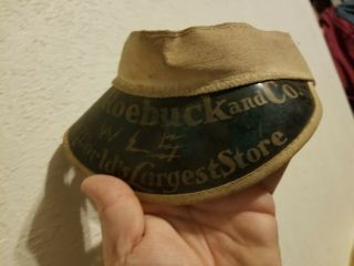 Sears Roebuck Antique Visor Wls The Worlds Largest Store 1920s Radio Station