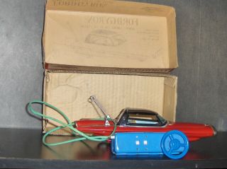 1960 ' s Japan Ichida Ford Gyron Tin B/O Remote Controlled Car,  3 Days, 12