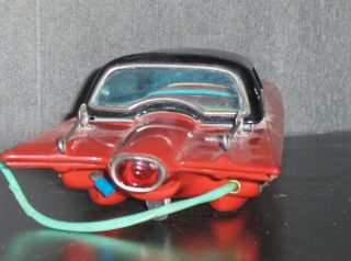 1960 ' s Japan Ichida Ford Gyron Tin B/O Remote Controlled Car,  3 Days, 5