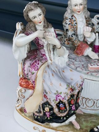 Antique German or Austrian porcelain group figurine statue 11