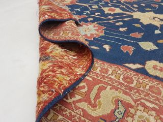 8 ' 5 x 5 ' 8 Antique Handmade Persian Soumak Kilim Wool Area Rug Sumak Carpet 7219 10
