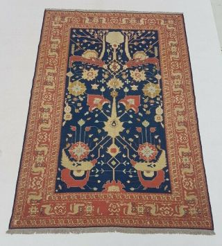 8 ' 5 x 5 ' 8 Antique Handmade Persian Soumak Kilim Wool Area Rug Sumak Carpet 7219 3