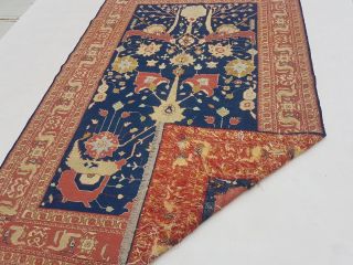 8 ' 5 x 5 ' 8 Antique Handmade Persian Soumak Kilim Wool Area Rug Sumak Carpet 7219 9