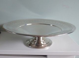 Keith Murray For Mappin & Webb Silver Plate Centrepiece Bowl / Tazza Art Deco