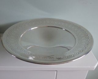 Keith Murray For Mappin & Webb Silver Plate Centrepiece Bowl / Tazza Art Deco 2