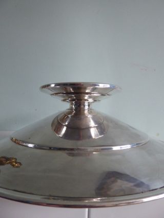 Keith Murray For Mappin & Webb Silver Plate Centrepiece Bowl / Tazza Art Deco 5