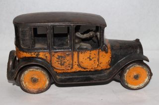 1920 ' s Arcade Cast Iron Taxi,  Large Size, 2