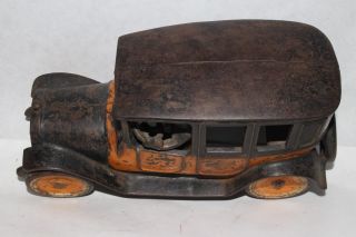 1920 ' s Arcade Cast Iron Taxi,  Large Size, 6