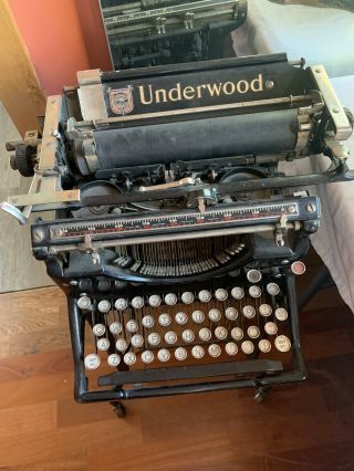 Antique Underwood Standard No.  5 Typewriter 2