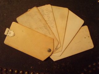 VINTAGE ANTIQUE LADY ' S BONE ' NOTE ' FAN 2