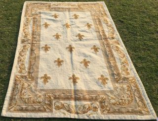 Classic Hand Embroidery Kashmiri Rug/tapestry/upholstery 1033 Size:5.  8x4feet