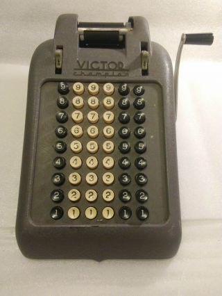 Victor Champion Adding Machine Vintage Perfect