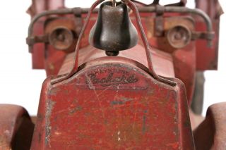 Keystone Packard Pressed Steel Toy Fire Hose Truck 1920 ' s Metal Toy 10