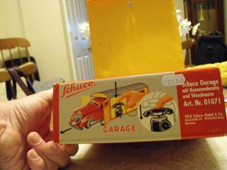 SCHUCO ANNO & Patent Tin Wind ups w /Garage Playset SEE PHOTOS 9