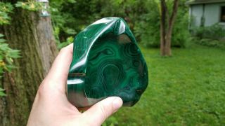 Mid Century Modern Malachite Ashtray