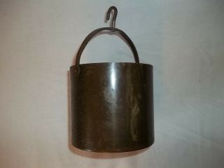Fairbanks Grain Scale Imperial Bushel Brass Beam 2 Lb w/1 Qt.  Bucket - Antique 11